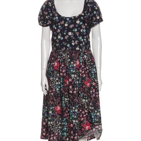 LoveShackFancy LAIS FLORAL PUFF SLEEVE DRESS - Picture 8 of 11